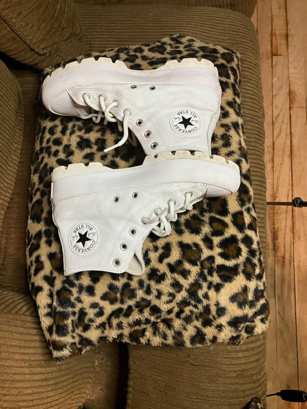 Converse White High Top Platform Chuck Taylor All Star